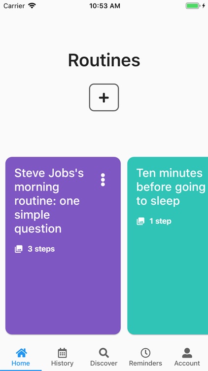 Tinygain - Habits and routines