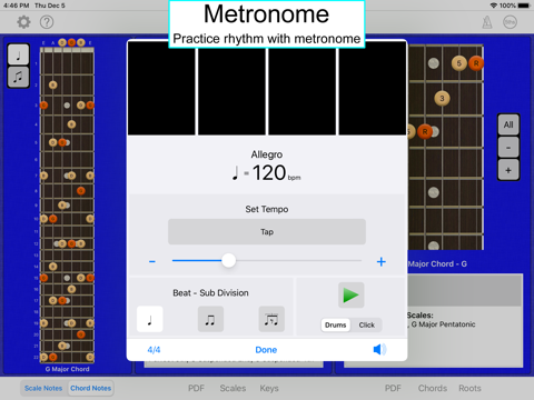 Guitar Scales & Chords Power screenshot 3