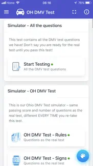 oh dmv test iphone screenshot 3