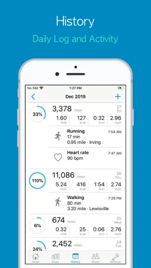 Accupedo Pedometer screenshot 5