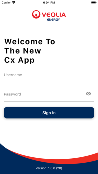 Veolia MobileCx Screenshot