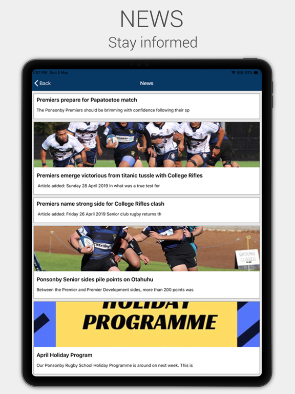 Screenshot #4 pour Ponsonby Rugby