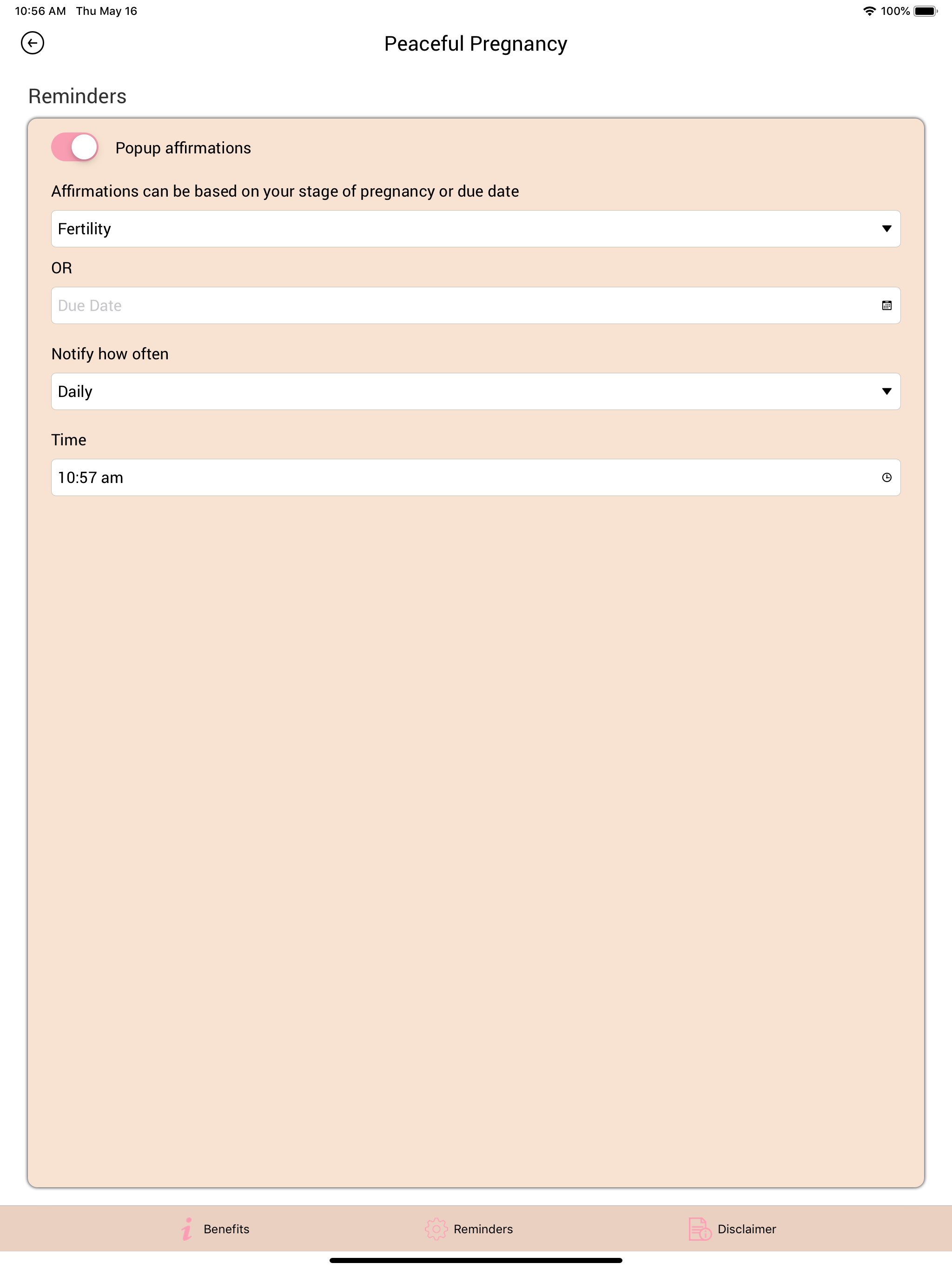 Peaceful Pregnancy: Easy Birth screenshot 9