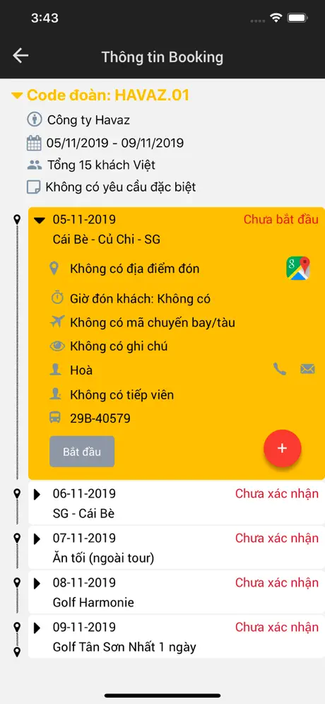 Havaz-Car Rental-App lái xe