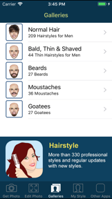 Hair and Beard Styles PRO screenshot