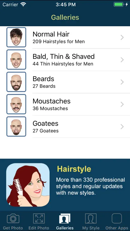 Hair and Beard Styles PRO screenshot 10 of 10