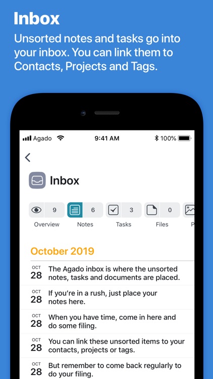 Agado: Contacts, Notes & Tasks screenshot-6