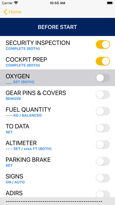 Screenshot #3 pour A380 Checklist