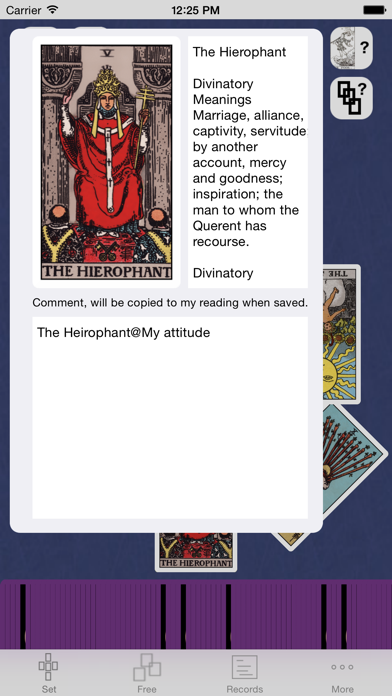 How to cancel & delete Tarot Meditation from iphone & ipad 1