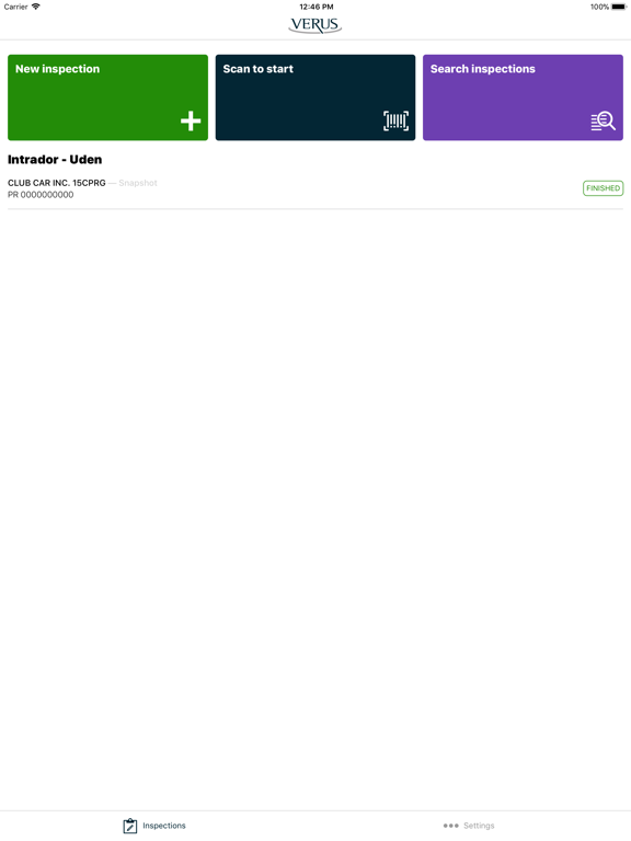 Verus Inspections app screenshot 3