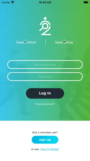 Seek2Work / Seek2Hire screenshot 1