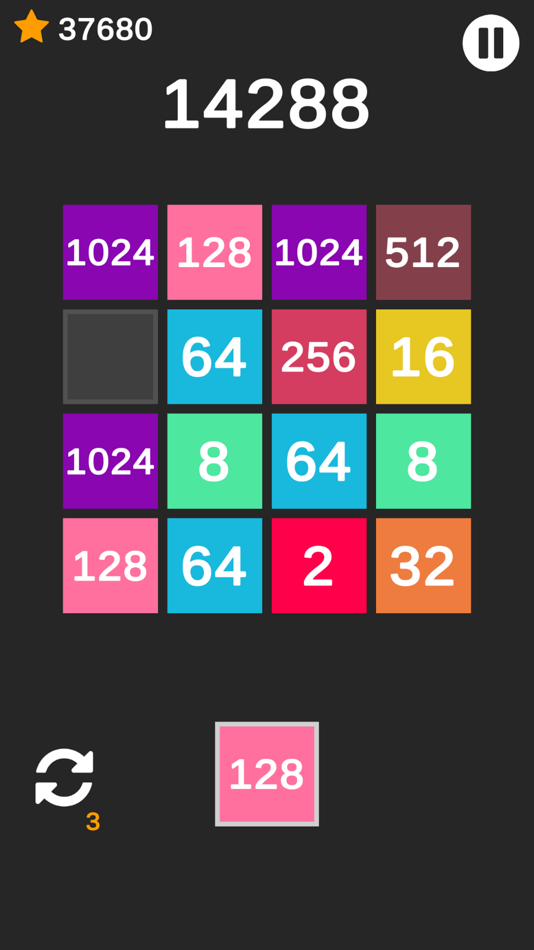 #10. M.N - Merge Numbers Puzzle (iOS) Podle: Dung Vu