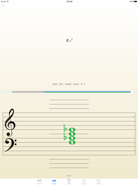 Chords Trainer iPad screenshot 2 - Music app