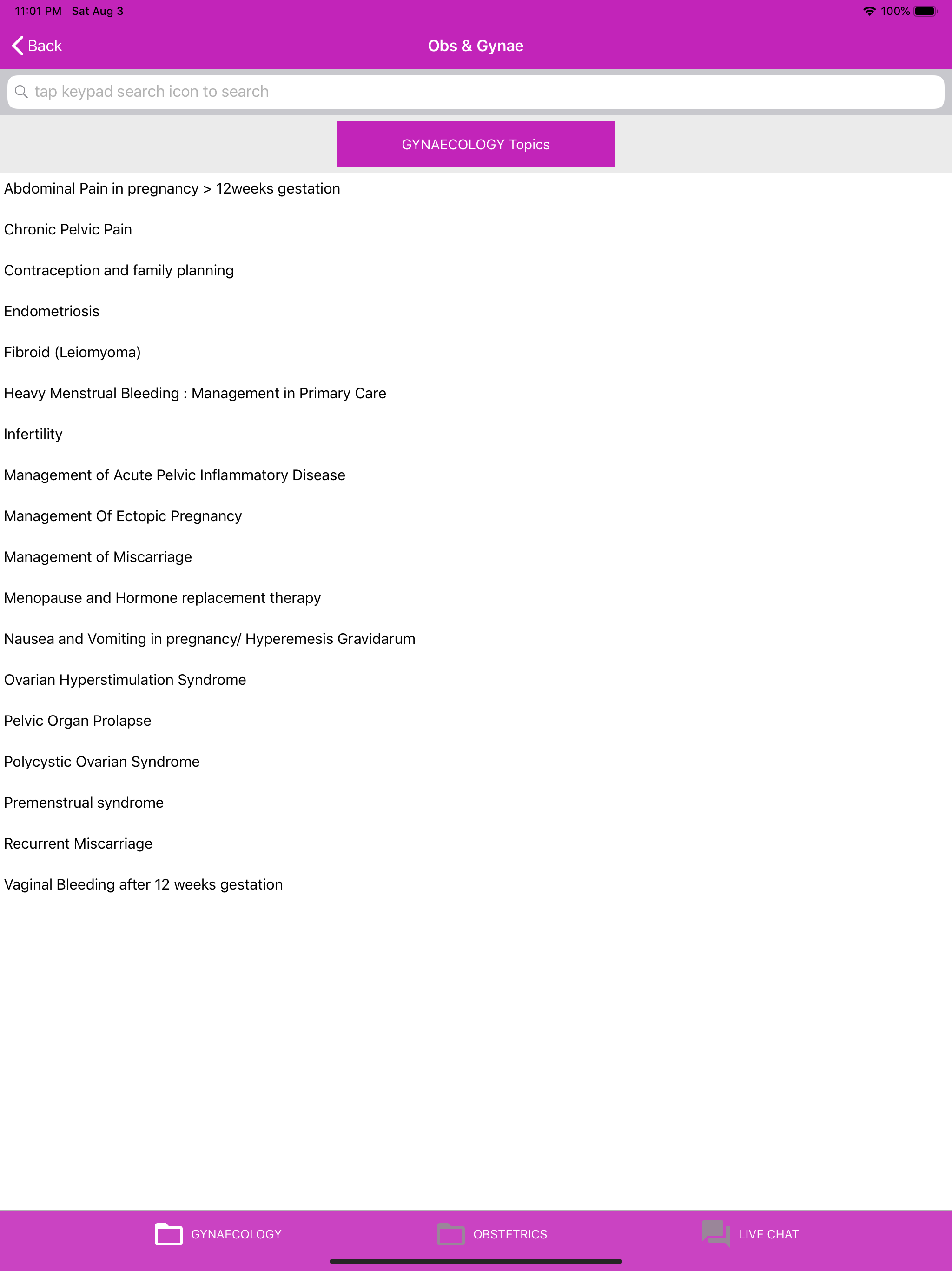 Obs & Gynae screenshot 7
