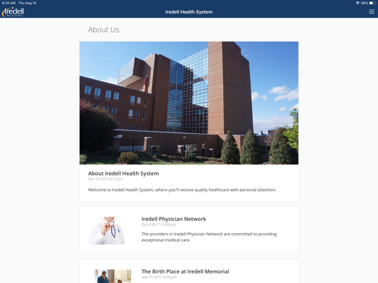 Screenshot #4 pour I-Connect with Iredell Health