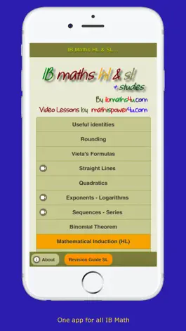 Game screenshot IB Math HL & SL mod apk