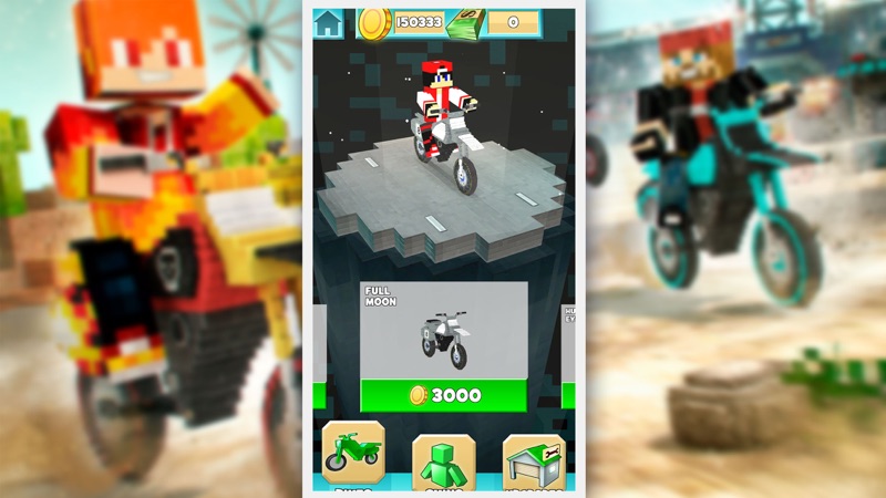 ブロックバイクサバイバルレース screenshot 4