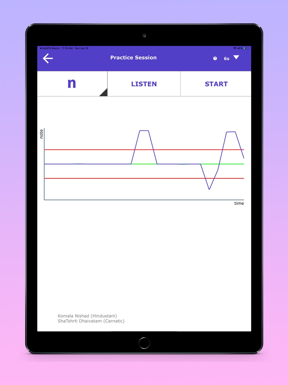iPad screenshot
