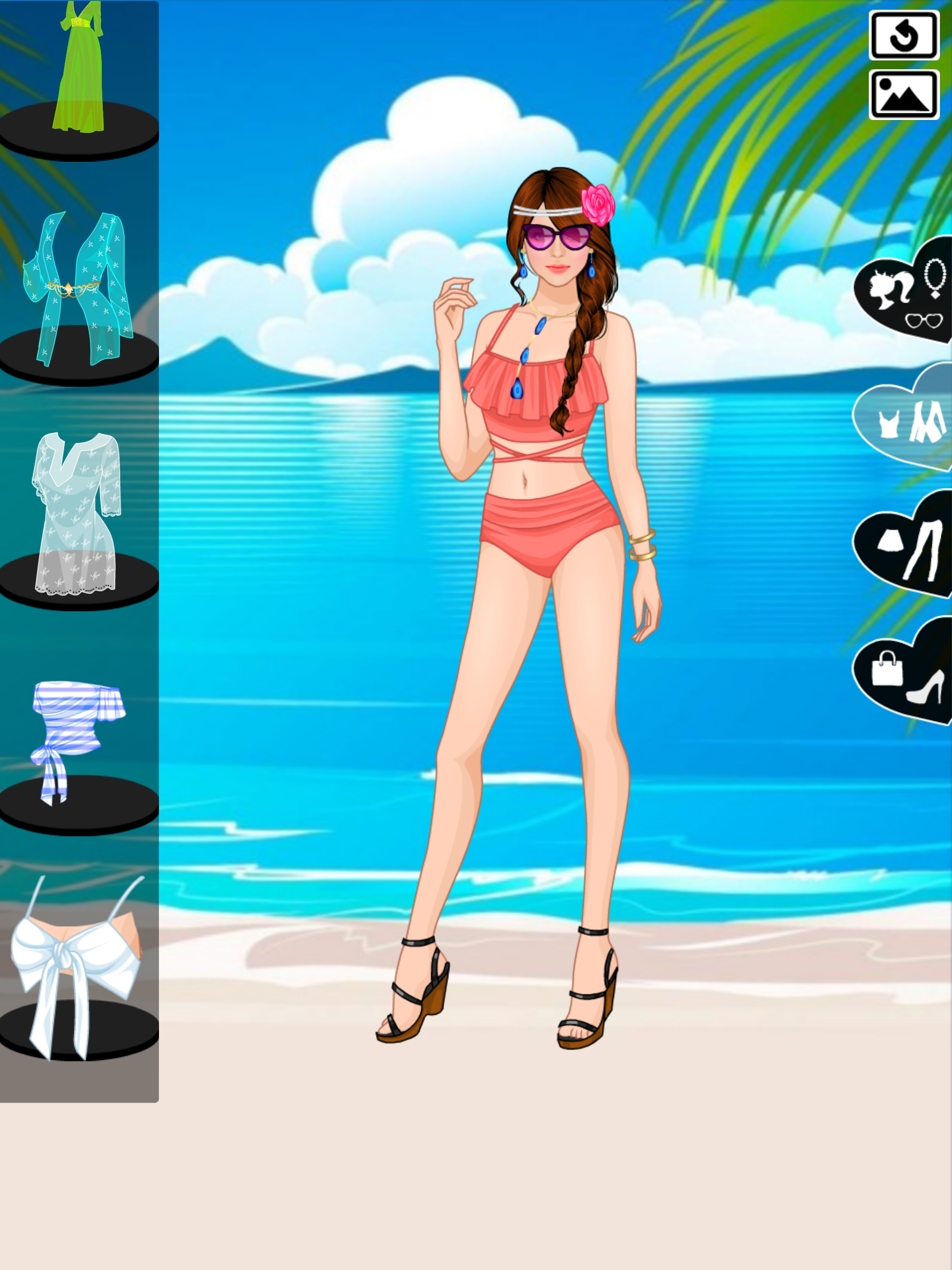 Beat the sun dress up game