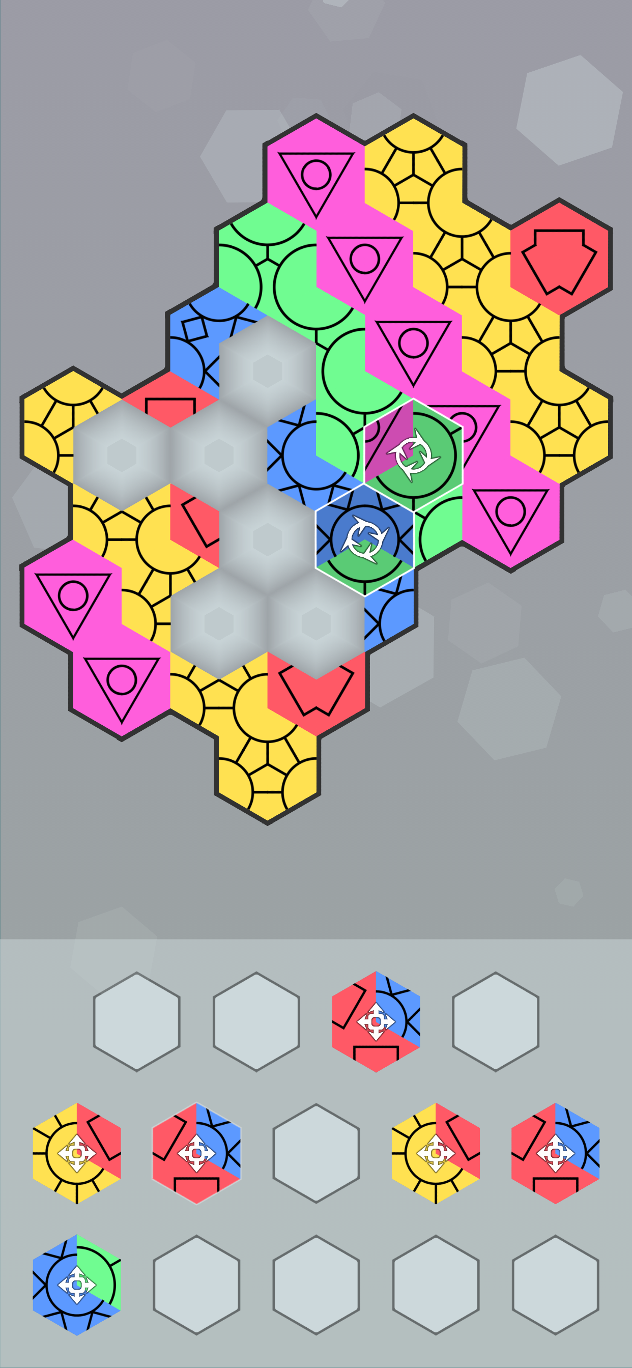 Aurora Hex - Pattern Puzzles