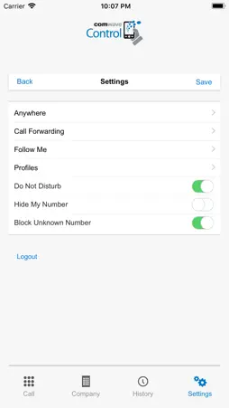 Comwave Control screenshot 4