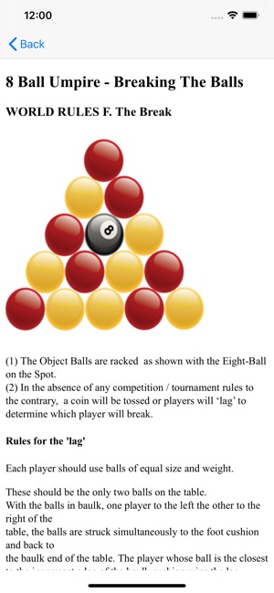 World Eight Ball Pool Rules Equipment - 8 Ball Umpire