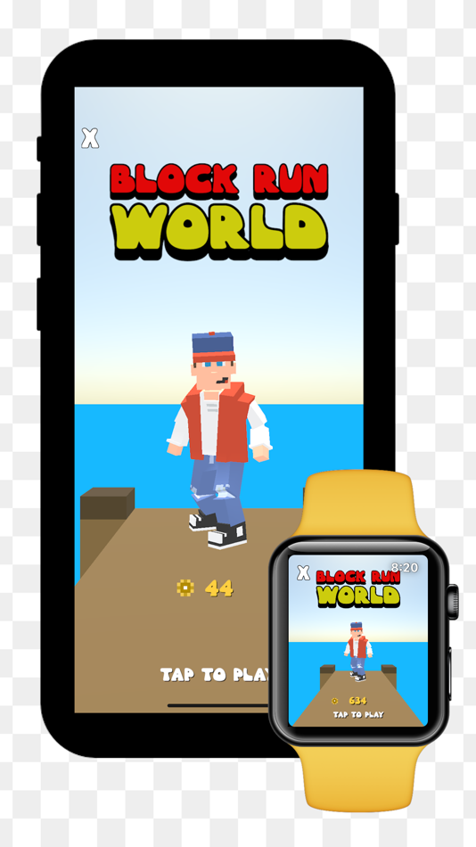 #1. Block Run World (iOS) 由: AlhoGames