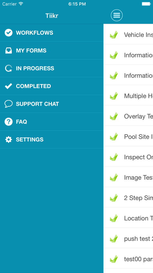 #4. Tiikr - Forms and Workflows (iOS) By: Tiikr Pty Ltd