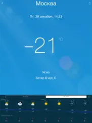 gismeteo lite iPad Captures Décran 1