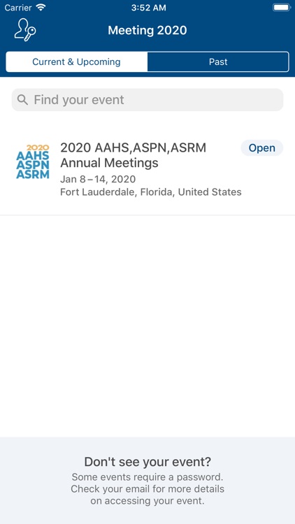 2020 AAHS ASPN ASRM Meetings