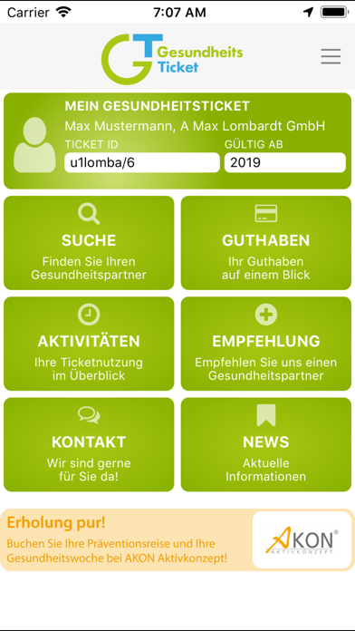 Screenshot #2 pour Gesundheitsticket