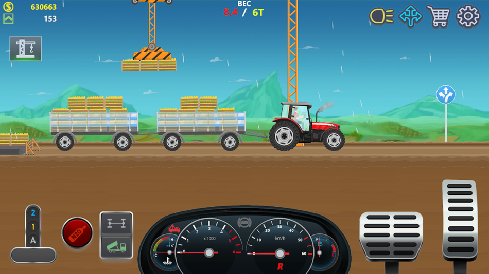 #6. Trucker Real Wheels (iOS) 由: Feofun Limited