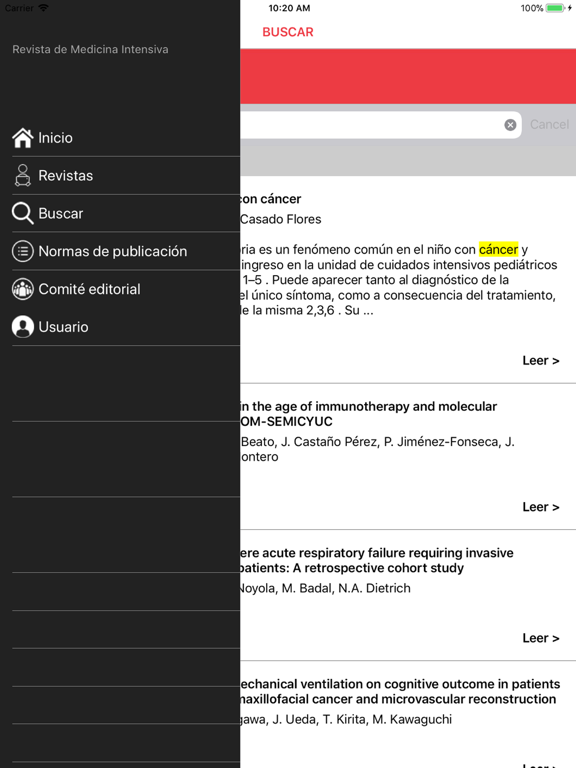 Medicina Intensiva SPA iPad screenshot 6 - Medical app