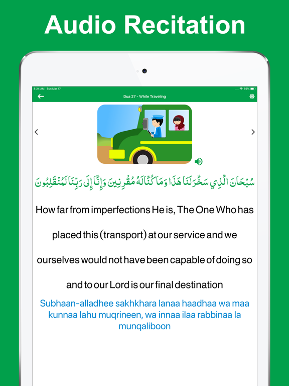 Islamic Cartoons & Muslim Duas iPad screenshot 4 - Book app