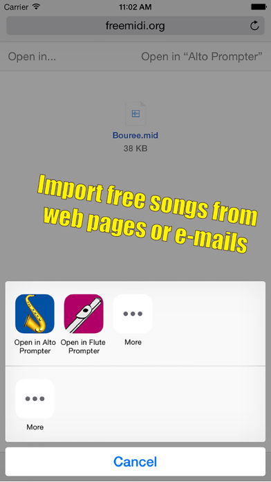 Screenshot #3 pour Flute Prompter