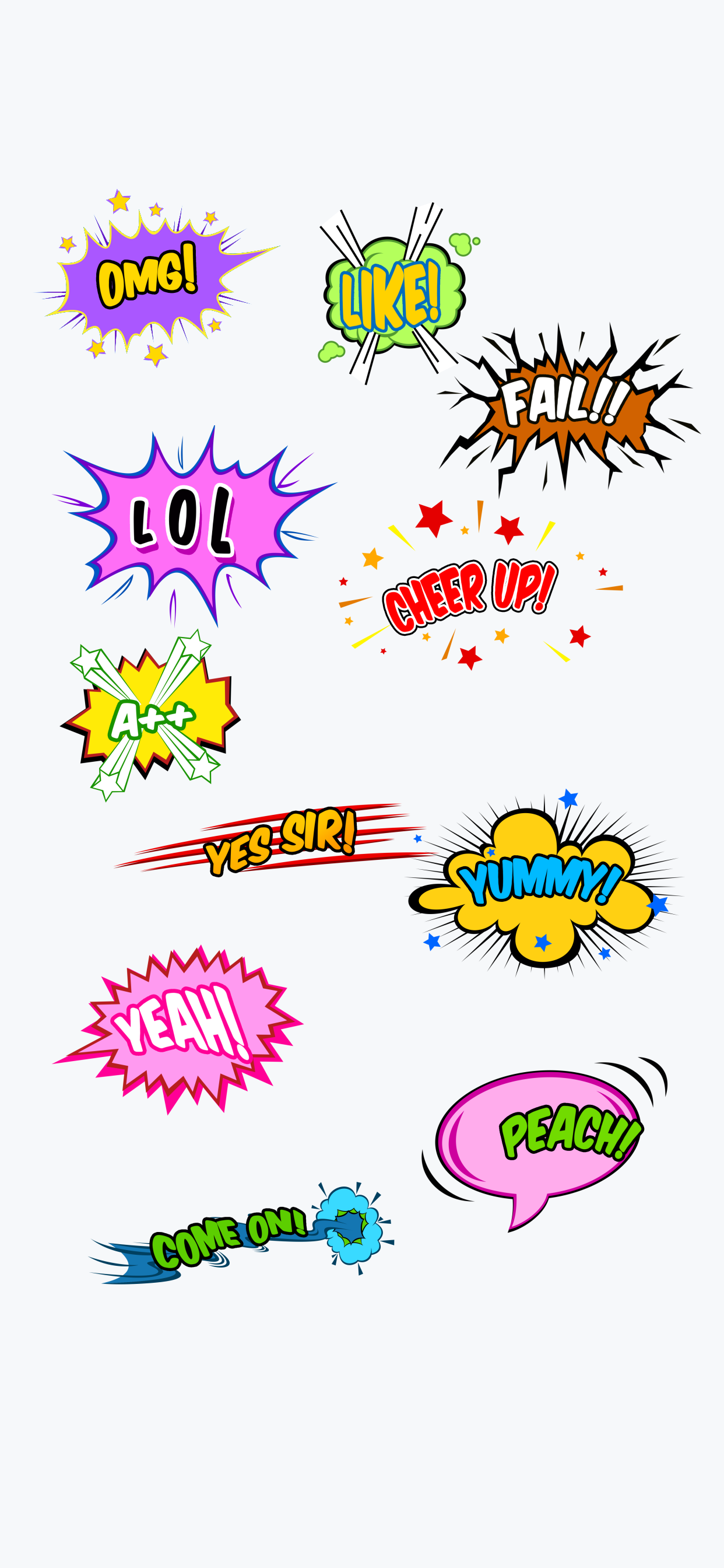 Comic 3D - Animated Stickers screenshot 3