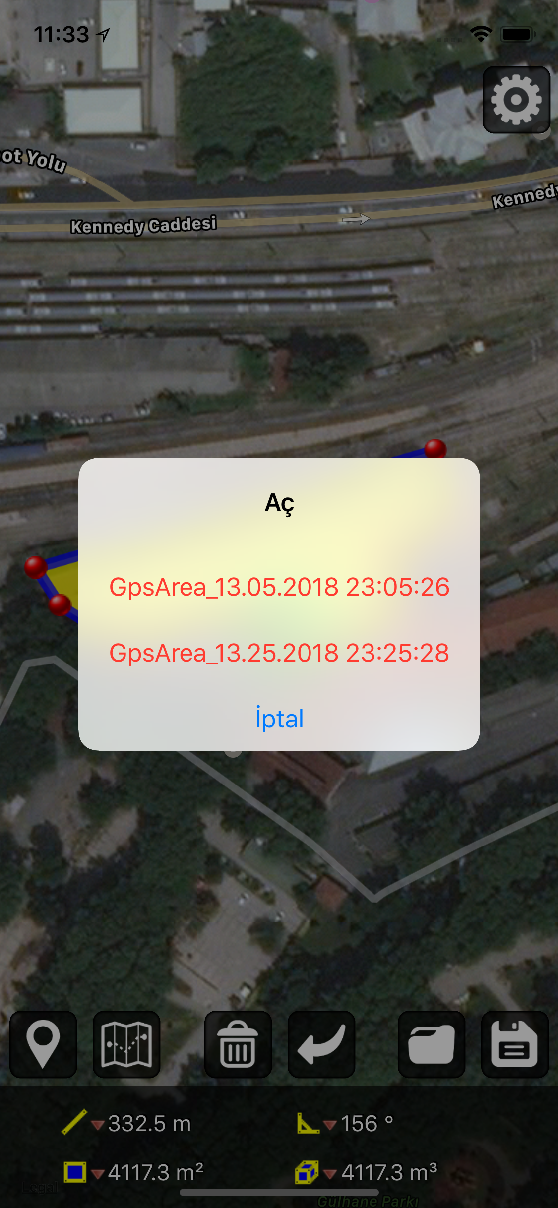 GPS Alan Ölçümü Lite