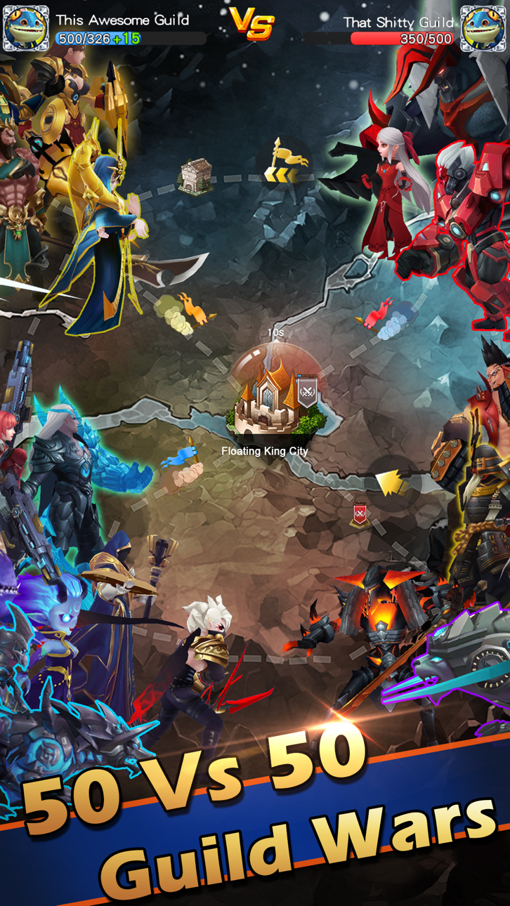 Hyper Heroes: Marble-Like RPG - Free Hack screenshot 5 - iOS game interface
