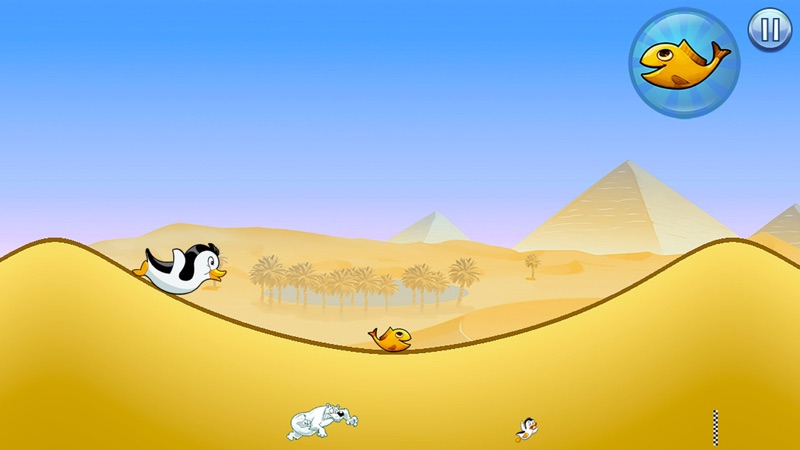 Racing Penguin: Snow Dune Game screenshot 2