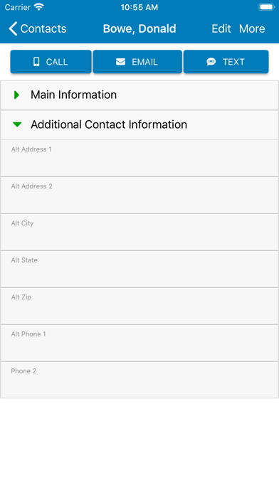 Continuum CRM iPhone screenshot 4 - Business app