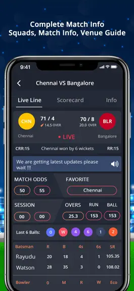 Game screenshot LineGuru : Cricket Live Line hack