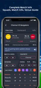 LineGuru : Cricket Live Line screenshot #3 for iPhone