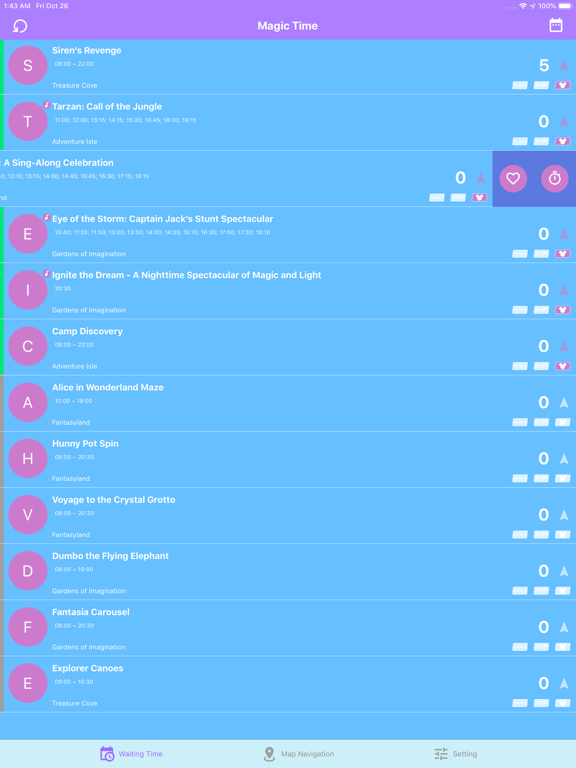 Magic Time for Shanghai Disney iPad screenshot 5 - Navigation app