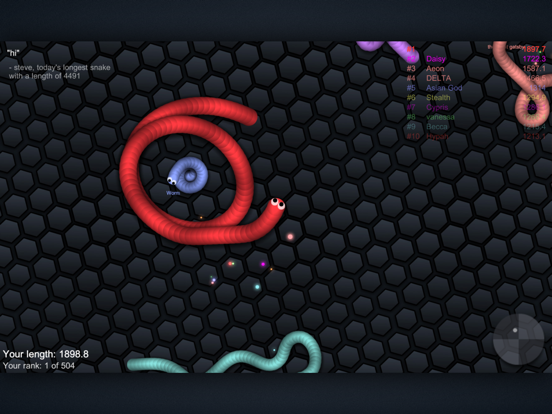 slither.io iPad app afbeelding 4