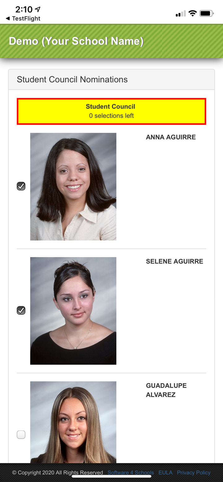 Voting4Schools screenshot 2