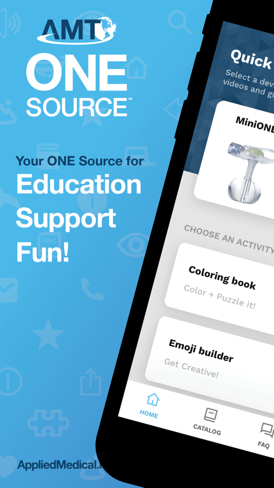 #1. AMT ONE Source (iOS) Podle: Applied Medical Technology, Inc.