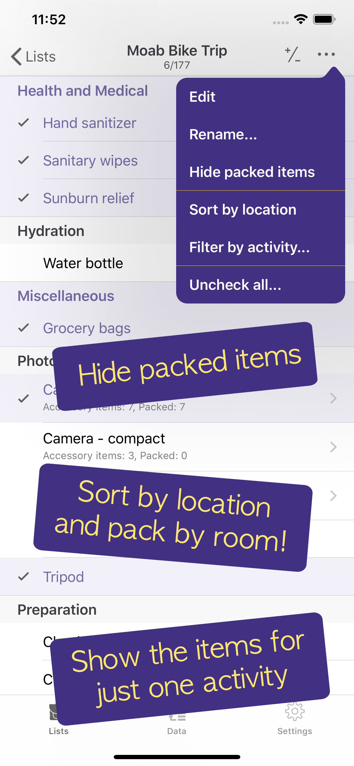 PackCheck Packing List screenshot 7