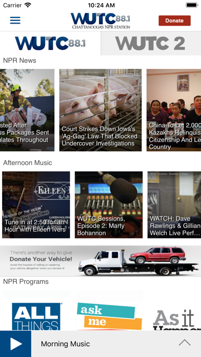 WUTC Public Radio App screenshot 2