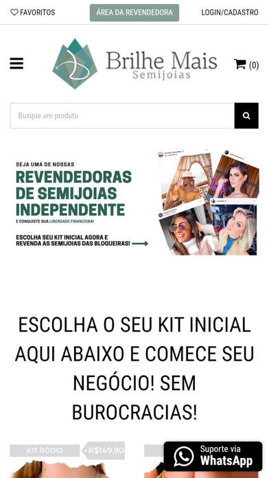 Screenshot #1 pour Brilhe Mais SemiJoias