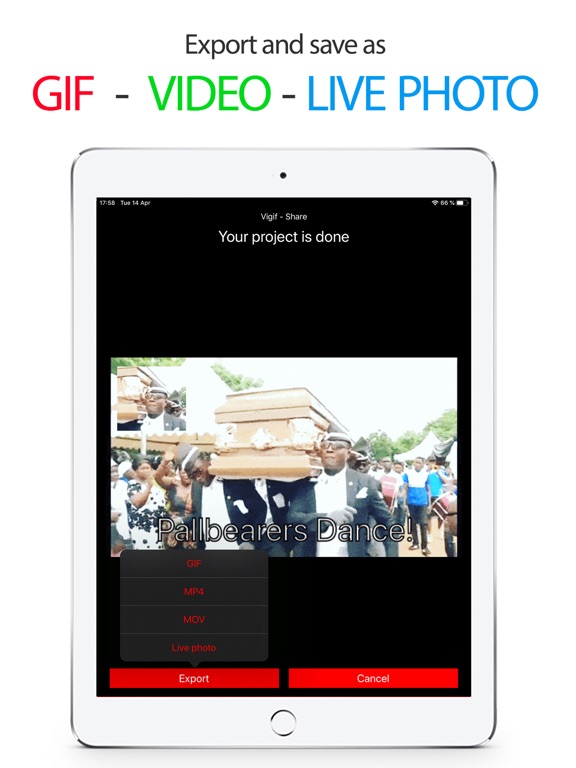 Screenshot #6 pour GIF Editor - Vigif